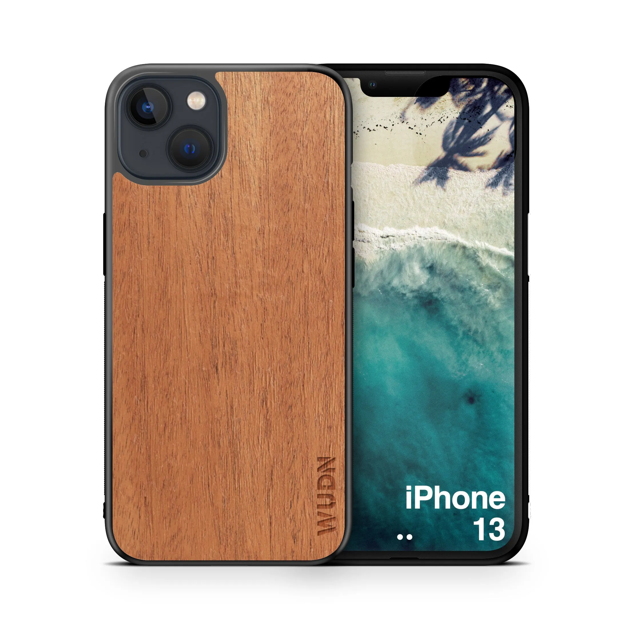 Slim Wooden iPhone Case (Mahogany)