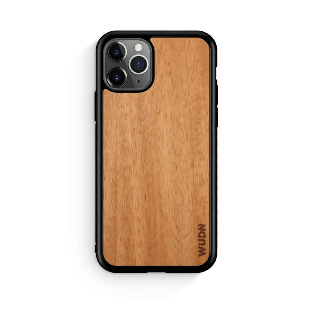 Slim Wooden iPhone Case (Mahogany)