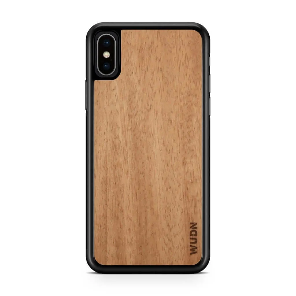 Slim Wooden iPhone Case (Mahogany)