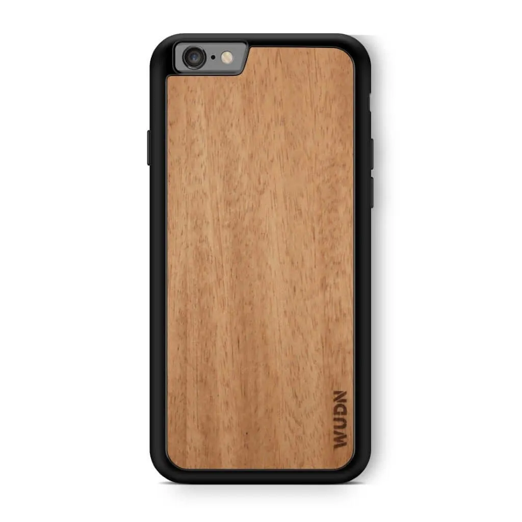 Slim Wooden iPhone Case (Mahogany)