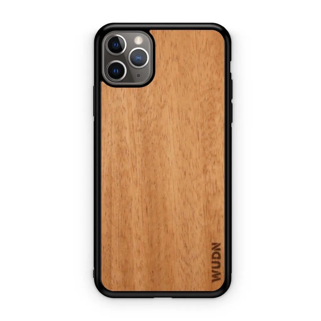 Slim Wooden iPhone Case (Mahogany)