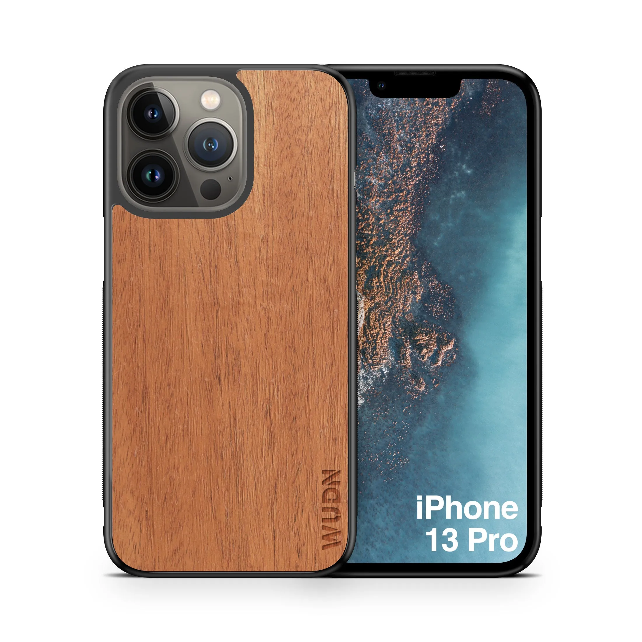 Slim Wooden iPhone Case (Mahogany)