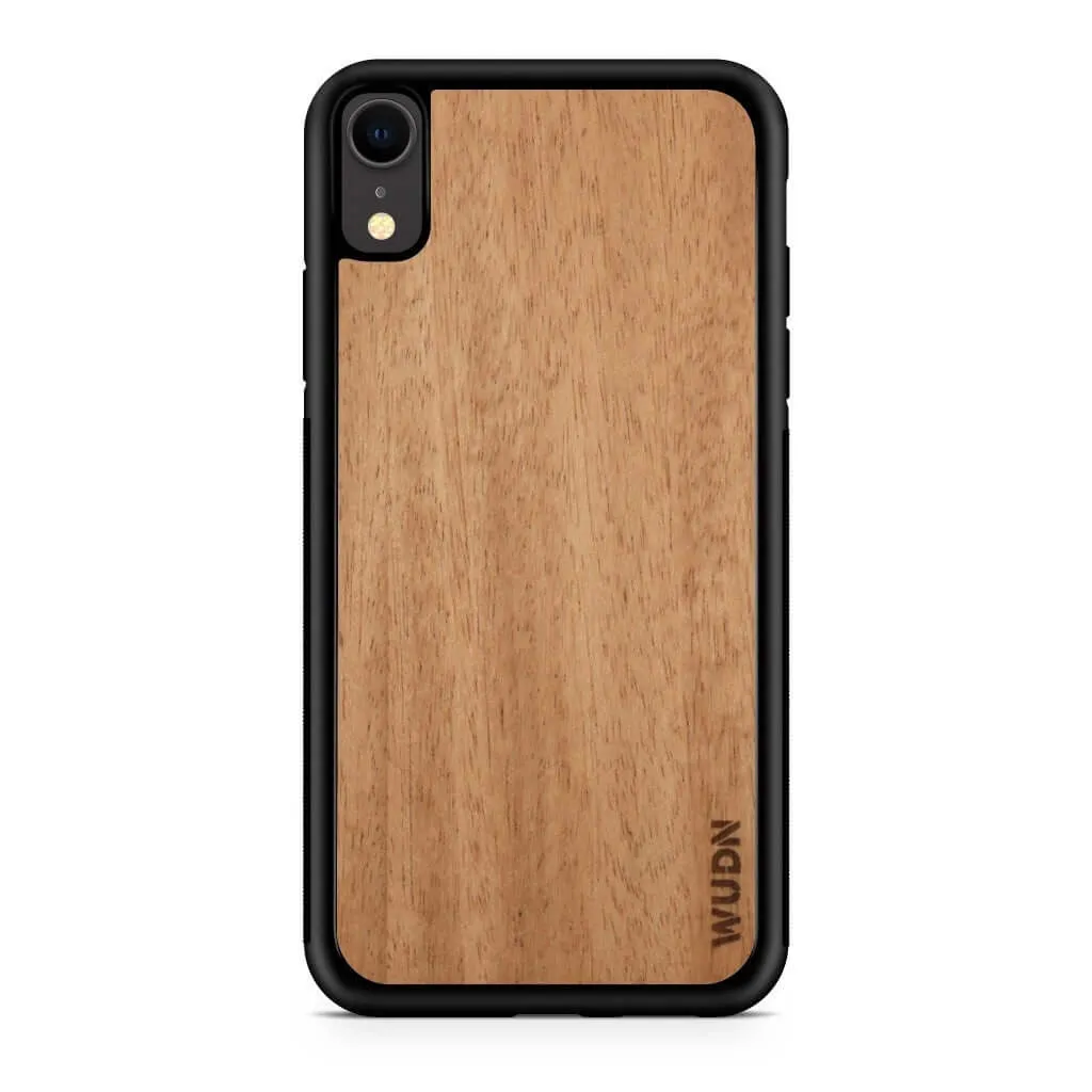 Slim Wooden iPhone Case (Mahogany)