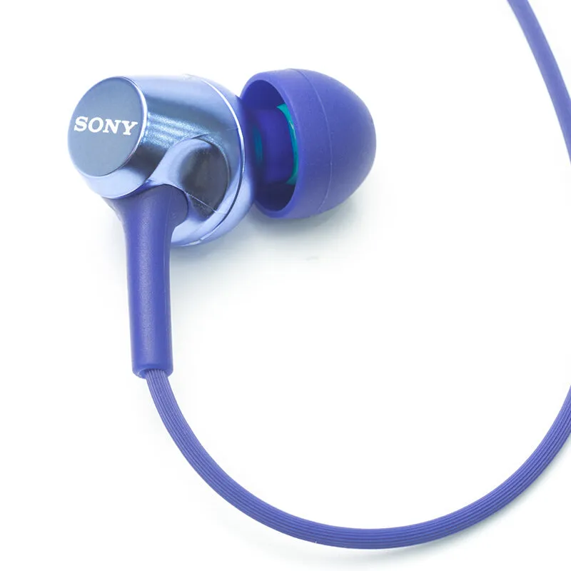 SONY MDR-EX255AP Closed Dynamic In-Ear Headphones In-Line Remote Mic