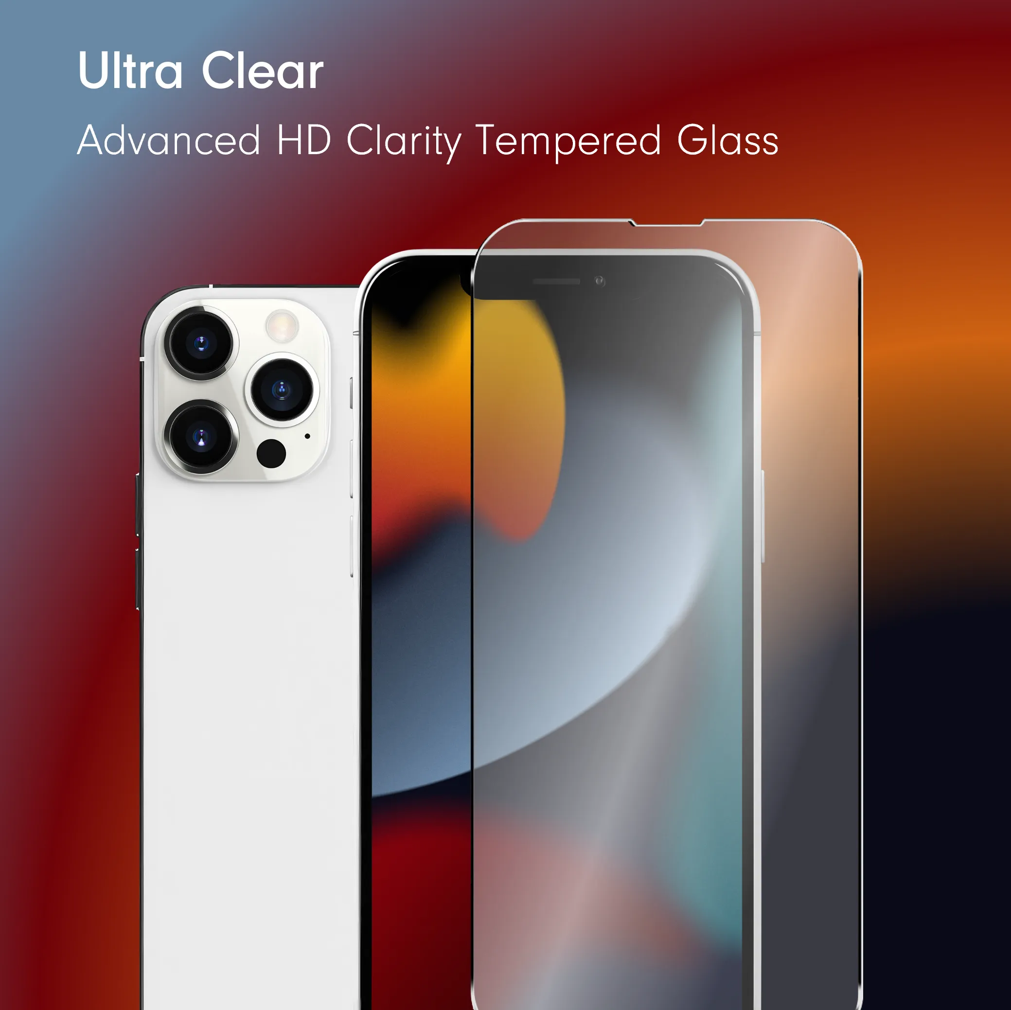 Tempered Glass iPhone Screen Protector (3-Pack)