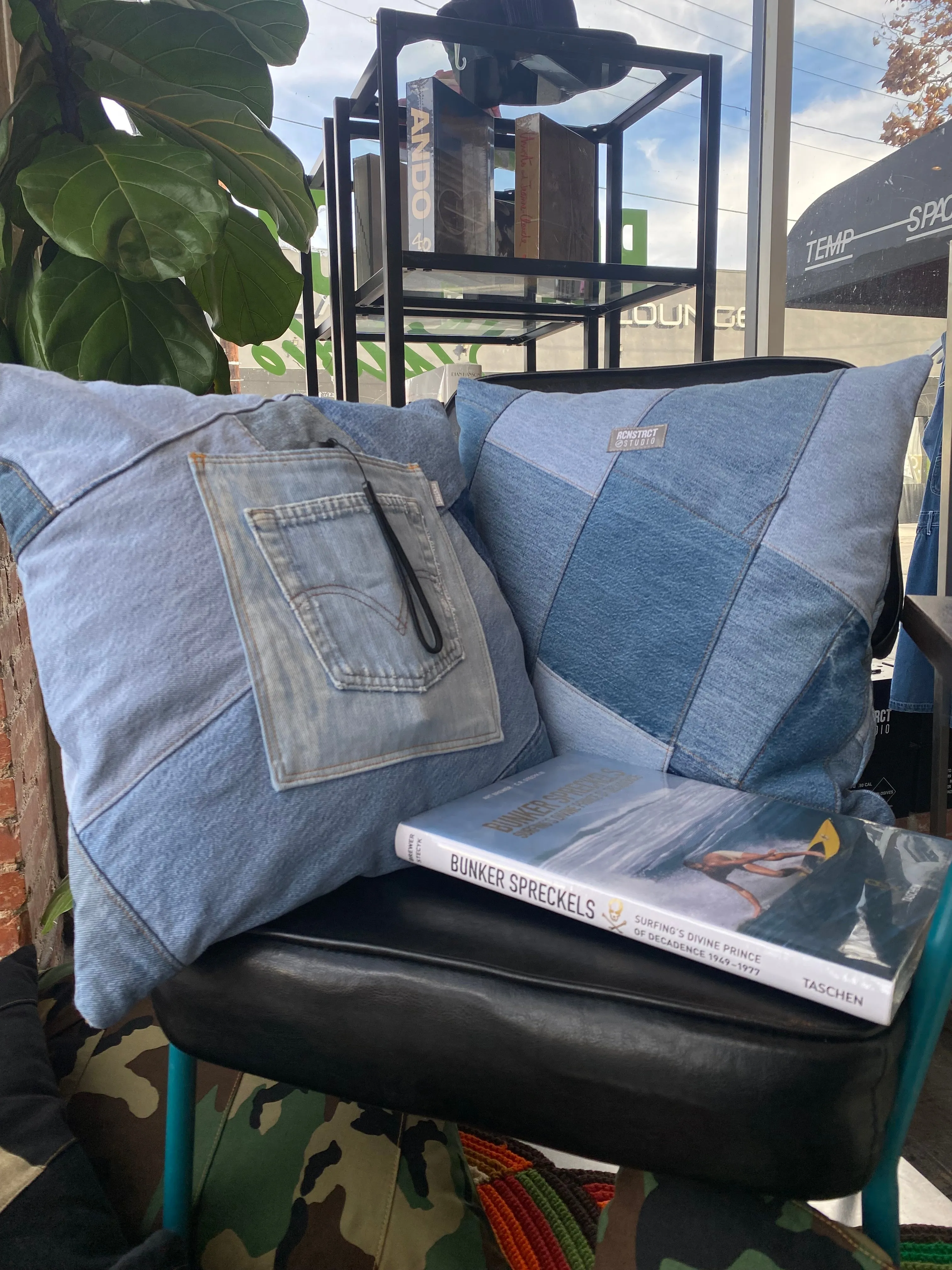 The Denim Pillow