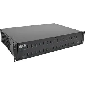 Tripp Lite by Eaton 32-Port USB Charging Station with Syncing, 5V 80A (400W) USB Charger Output, 2U Rack-Mount