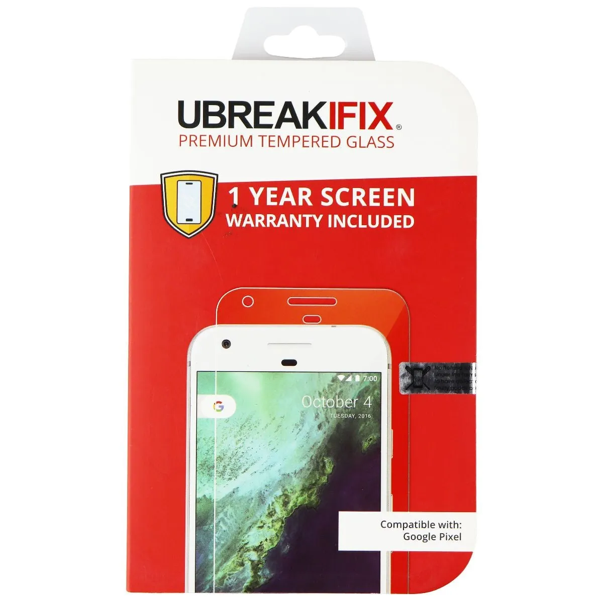 UBREAKIFIX Tempered Glass Screen Protector for Google Pixel (1st Gen) - Clear