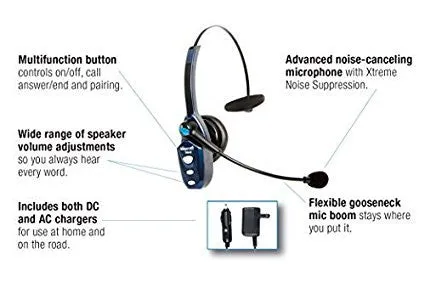 VXI BlueParrott B250-XT Bluetooth Headset 202720 - DISCONTINUED